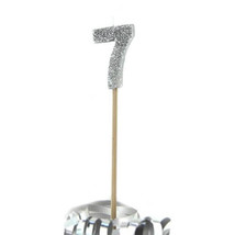 Alpen Glitter Long Stick Candle (Silver) - 7 - $29.44