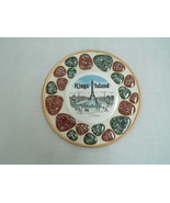 Vintage rare Kings Island amusement park collectible plate mosiac design... - €25,37 EUR