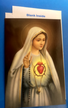 Immaculate Heart of Mary Blank Note Card w/envelope,New #025-1 - £1.57 GBP