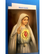 Immaculate Heart of Mary Blank Note Card w/envelope,New #025-1 - £1.55 GBP