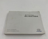 2017 Hyundai Elantra Owners Manual Handbook OEM B02B24038 - $14.84