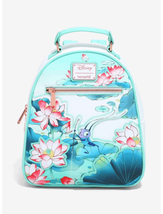 Loungefly Disney Mulan Cri-Kee &amp; Mulan Lotus Mini Backpack - £78.30 GBP