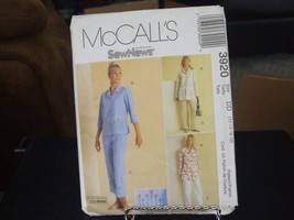 McCalls 3920 Misses Tops &amp; Pants in 2 Lengths Pattern - Size 12/14/16/18 - $7.91