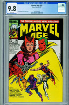 Marvel Age #29 CGC 9.8 1985-Vision and Scarlet Witch-comic book 3826016009 - £408.20 GBP