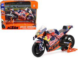 KTM RC16 Motorcycle #33 Brad Binder MotoGP &quot;Red Bull KTM Factory Racing&quot; 1/12... - $43.15