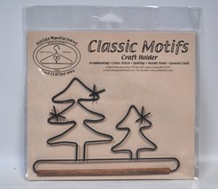 Classic Motifs 6 Inch Evergreen Craft Holder With Dowel - $12.95