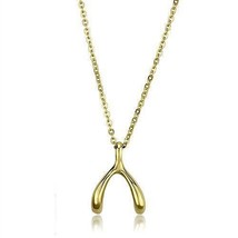 TK2528 - IP Gold(Ion Plating) Stainless Steel Chain Pendant with No Stone - $477.54 MXN