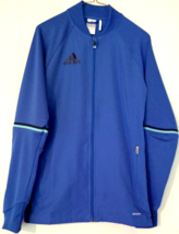 Adidas jacket size S climacool blue zip-close, pockets long sleeve track... - £11.46 GBP