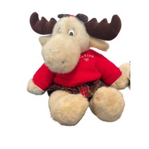 Vtg 1997 Commonwealth Maxine Moose Plush Limited Edition Holiday Moostle... - £45.42 GBP