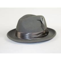 Bruno Capelo Hat Australian Wool Crushable Fedora Giovani UN118 Steel Gray image 4