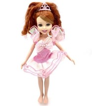 Wee 3 Friends Doll Lila Ballerina Redhead Red Hair pink tutu Crown Matte... - $6.50