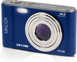 Digital Camera, Minolta Mnd20, 44 Mp, 2K Ultra Hd (Blue). - $128.92