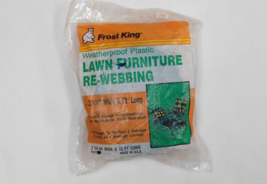 Frost King Lawn Furniture Re-Webbing Navy/White 2 1/4&quot;  x 72&#39; Sealed - £19.90 GBP