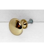 NEW! Lot of 4 : Brass Finish Door Drawer Knob Pulls w/Mounting Screws {4... - $11.87