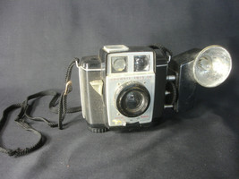 Eastman Kodak Co Color Brownie Twin 20 Camera USA W/ Kodak Supermite Flashholder - £23.91 GBP