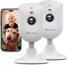 Indoor 2.5K/4Mp 2.4G Wifi Wired Plug-In Camera For Home Security/Pet/Dog/Cat/Bab - £56.79 GBP