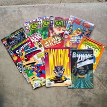 Menge Von 13 Comics Batman X-Men The Simpsons Star Wars Superman X Akten... - $63.46