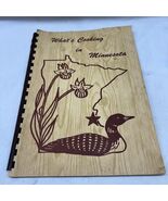 Vintage Cookbook Spiral What’s Cooking In Minnesota Bread Wild Rice Recipes - $39.99