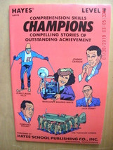 NEW Hayes Comprehension Skills Champions Level F Grade 8 Compelling Stories - $2.95
