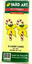 Christmas Candy Canes Yard Art PATTERN Do-It-Yourself For Wood Scrollwork Jigsaw - £10.06 GBP