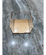 Real space - Clear And Bronze Memo Holder-BRAND NEW-SHIPS SAME BUSINESS DAY - $14.73