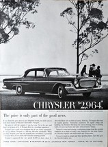 Chrysler Newport New yorker $2,924 - 1962 Vintage Print Ad - $198.24 MXN