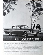 Chrysler Newport New yorker $2,924 - 1962 Vintage Print Ad - $14.56 CAD