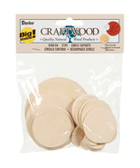 Wood Turning Shapes Circles Assorted Sizes - $17.85