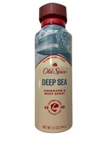 Old Spice Deep Sea Underarm &amp; Body Spray 5.1 oz (Packaging May Vary) - £9.59 GBP