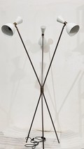 Stilnovo Style 3 Arms Floor Light Mid Century Brass Sputnik chandelier light Fix - £358.91 GBP