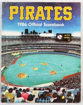 Sep 25 1986 Expos @ Pittsburgh Pirates Scorebook Scored Barry Bonds Rookie - £15.78 GBP