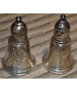 Pair of Vintage Sterling Silver Saltshakers by GTSI, Weighted with glass... - $25.00