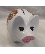 WHITE PIG PIGGY BANK FROM W. GERMANY BY &#39; REUTTER PORCELAIN&#39;  5.5&quot; x 3.7... - $19.80