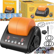 2023 Upgraded Starter Rock Tumbler Kit, Durable Complete Rock Polisher For Kids  - £72.36 GBP