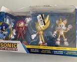 Sonic the Hedgehog Team Sonic Collection 3 Pack Action Figures Set READ* - £17.13 GBP