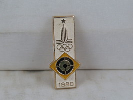 1980 Moscow Summer Olympics Pin - Shooting Event - Stamped Pin - $15.00