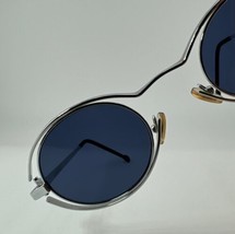 Vintage Karl Lagerfeld Sunglass 4123 France Frame Steampunk Round Shades... - $303.88