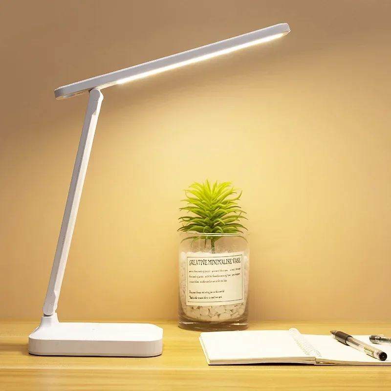 Table Lamp Eyes Protection Touch Dimmable LED Light Student Dormitory Be... - $17.93+