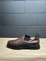 Swiss Gear Brown Leather Slip On Slides Men’s Sz 8 - $29.96