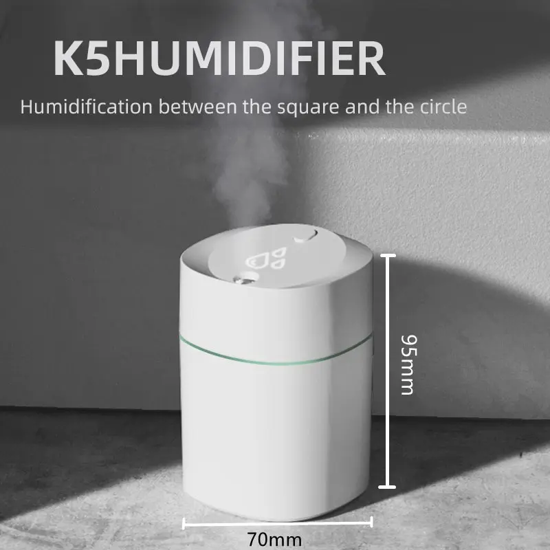 New USB Rechargeable Ultrasonic Diffuser Smart Car Humidifier Air Purifier Mini - £9.70 GBP