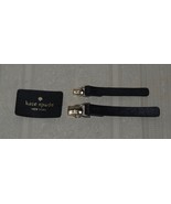 Kate Spade Replacement  Black Leather Gold Tone Zipper Pulls (2) + 1 Tags - $19.79