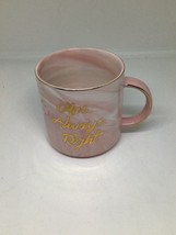 Mug Marble Pattern MRS ALWAYS RIGHT Ceramic Tea Cup Coffee Mug Gift - $15.83