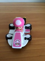 2022 Nintendo Super Marios TOADETTE McDonald&#39;s Race Car Action Figure  2 3/4&quot; - £3.18 GBP
