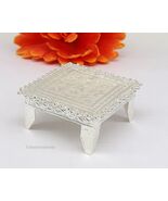 925 sterling silver square shape table/bazot/chouki pooja article su430 - €170,87 EUR