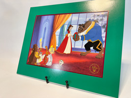 The Disney Store Lithograph - Beauty and the Beast The Enchanted Christmas - £15.15 GBP