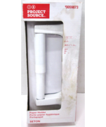 Open/Damaged Box Project Source Toilet Paper Holder #0059873 Seton White... - $12.34