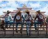 28" X 43.5" Panel Rodeo Dreams Good Ride Cowboys Cowgirls Cotton Fabric ... - $12.41