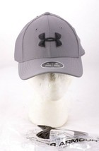 Under Armour Hat ST-909045 baseball golf cap Graphite Grey with Black Lo... - $18.95