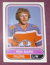 1975 - 76 O-Pee-Chee WHA Hockey #37 Ken Baird Edmonton Oilers - £2.36 GBP