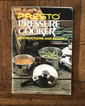 Presto Pressure Cooker instructions and recipes booklet cookbook vintage 1977 - £3.94 GBP